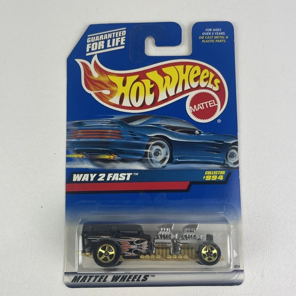 Hot Wheels Way 2 Fast Collector 994 Black Gold Silver Hot Rod